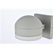 Living District Raine 1-Light Modern Aluminum LED Wall Sconce in Silver