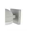 Living District Raine 1-Light Modern Aluminum LED Wall Sconce in Silver