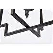 Living District Rosenfeld 4-Light Mid-Century Metal Pendant in Black