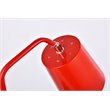 Living District Leroy 1-Light Modern Metal Table Lamp in Red