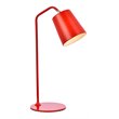 Living District Leroy 1-Light Modern Metal Table Lamp in Red