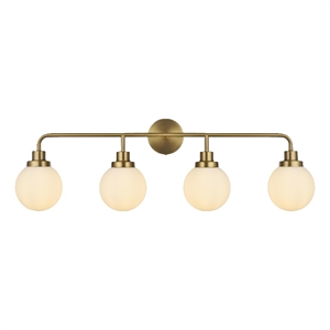 Living District Hanson 37&quot Wall Sconce In Satin Gold