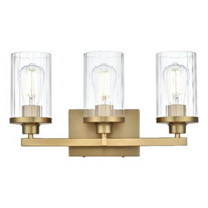 Living District Thane 18&quot Wall Sconce In Satin Gold