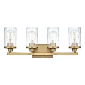 Living District Thane 25&quot Wall Sconce In Satin Gold