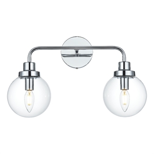 Living District Hanson 19&quot Wall Sconce In Chrome
