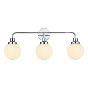 Living District Hanson 28&quot Wall Sconce In Chrome