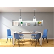 Living District Kenna 1 Light Chrome Pendant With Clear Glass