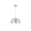 Living District Circa 1 Light Burnished Nickel Pendant