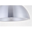Living District Circa 1 Light Burnished Nickel Pendant