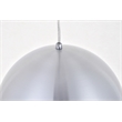 Living District Circa 1 Light Burnished Nickel Pendant