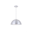 Living District Circa 1 Light Burnished Nickel Pendant