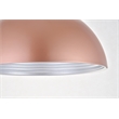 Living District Circa 1 Light Honey Gold Pendant