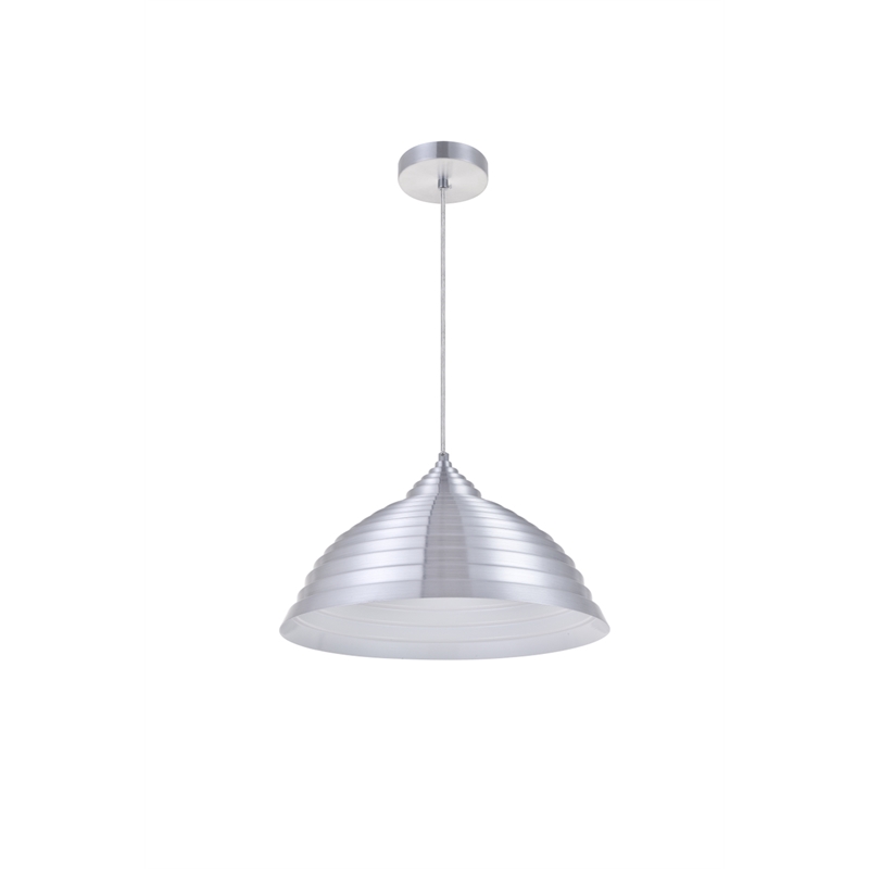 Living District Circa 1 Light Burnished Nickel Pendant