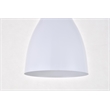 Living District Aiken 3 Light White Pendant