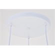 Living District Aiken 3 Light White Pendant
