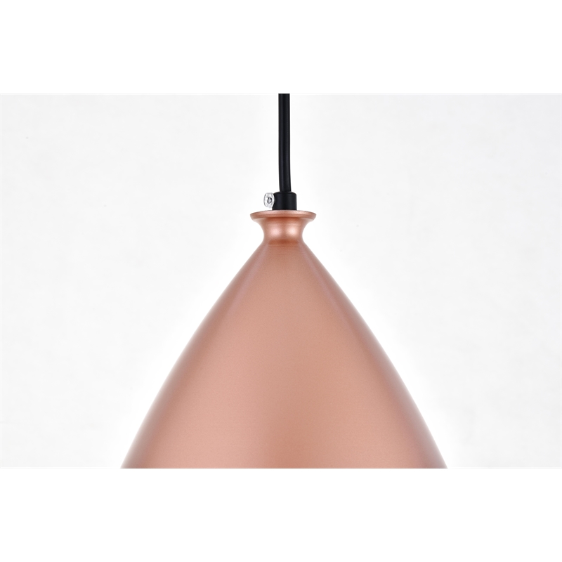 Living District Kenneth 1 Light Honey Gold Pendant