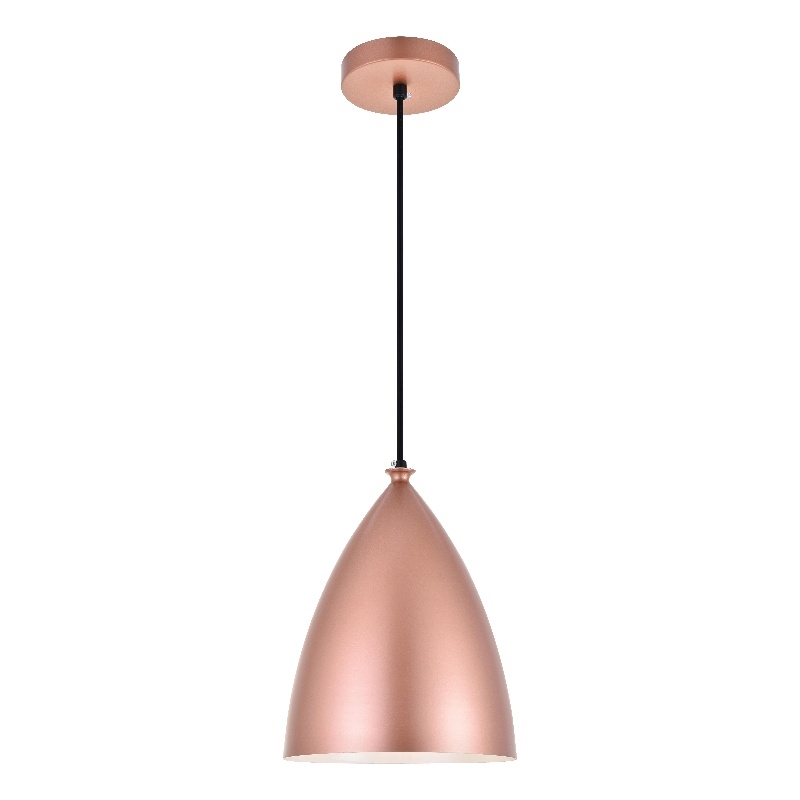 Living District Kenneth 1 Light Honey Gold Pendant
