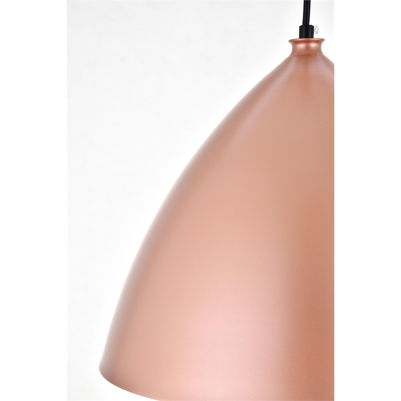 Living District Kenneth 1 Light Honey Gold Pendant
