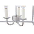 Living District Eclipse 3 Light Vintage Silver Pendant