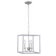 Living District Eclipse 3 Light Vintage Silver Pendant