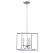 Living District Eclipse 3 Light Vintage Silver Pendant