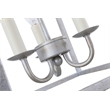 Living District Eclipse 3 Light Vintage Silver Pendant