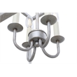 Living District Eclipse 4 Light Vintage Silver Pendant