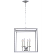 Living District Eclipse 4 Light Vintage Silver Pendant