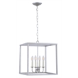 Living District Eclipse 4 Light Vintage Silver Pendant