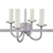 Living District Eclipse 4 Light Vintage Silver Pendant