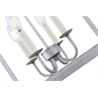 Living District Eclipse 4 Light Vintage Silver Pendant