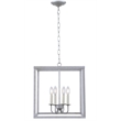 Living District Eclipse 4 Light Vintage Silver Pendant