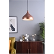 Living District Circa 1 Light Honey Gold Pendant
