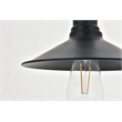 Living District Etude 3 Light Black Pendant