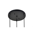 Living District Etude 3 Light Black Pendant