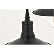 Living District Etude 3 Light Black Pendant