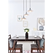 Living District Etude 3 Light Chrome Pendant