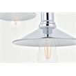 Living District Etude 3 Light Chrome Pendant