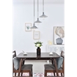 Living District Etude 3 Light Chrome Pendant