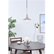 Living District Etude 1 Light Chrome Pendant