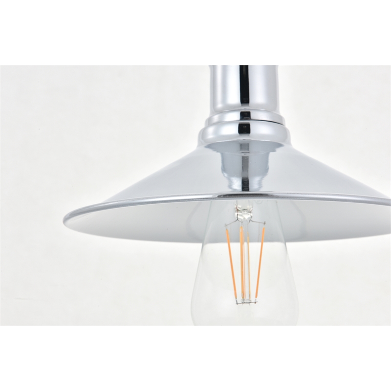 Living District Etude 1 Light Chrome Pendant