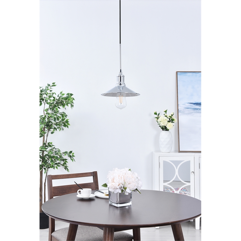 Living District Etude 1 Light Chrome Pendant
