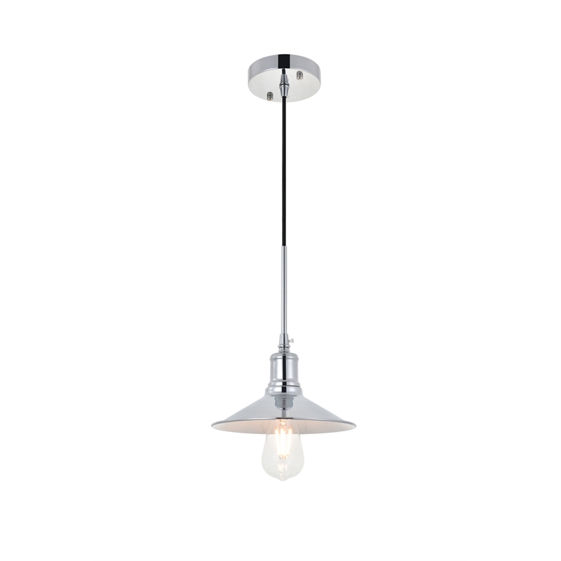 Living District Etude 1 Light Chrome Pendant