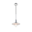 Living District Etude 1 Light Chrome Pendant