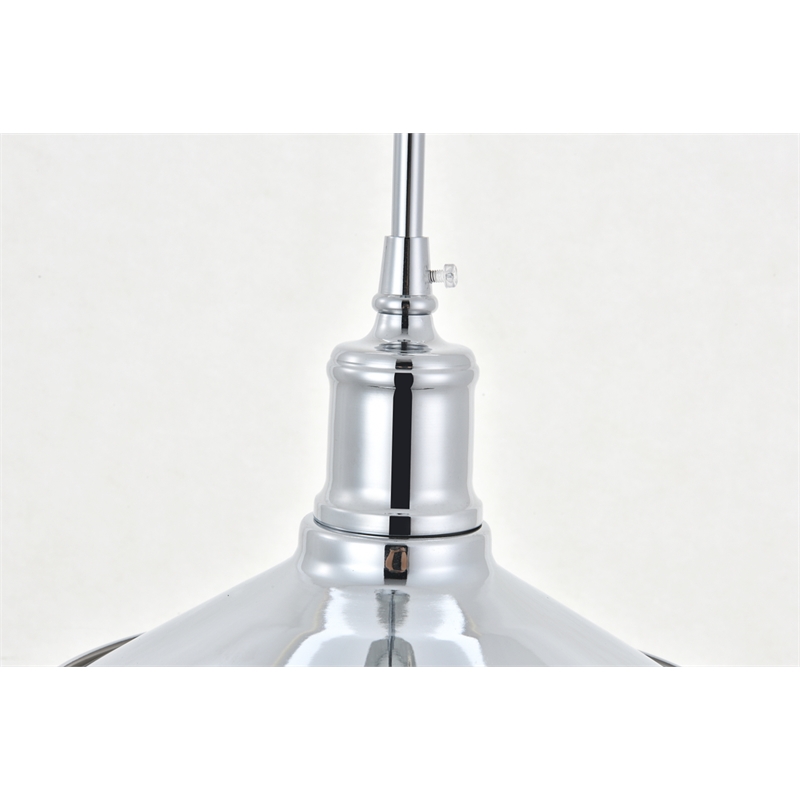 Living District Etude 1 Light Chrome Pendant
