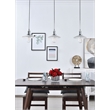 Living District Waltz 3 Light Chrome Pendant