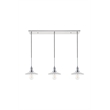 Living District Waltz 3 Light Chrome Pendant