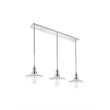 Living District Waltz 3 Light Chrome Pendant