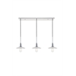Living District Waltz 3 Light Chrome Pendant