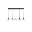 Living District Waltz 5 Light Black Pendant